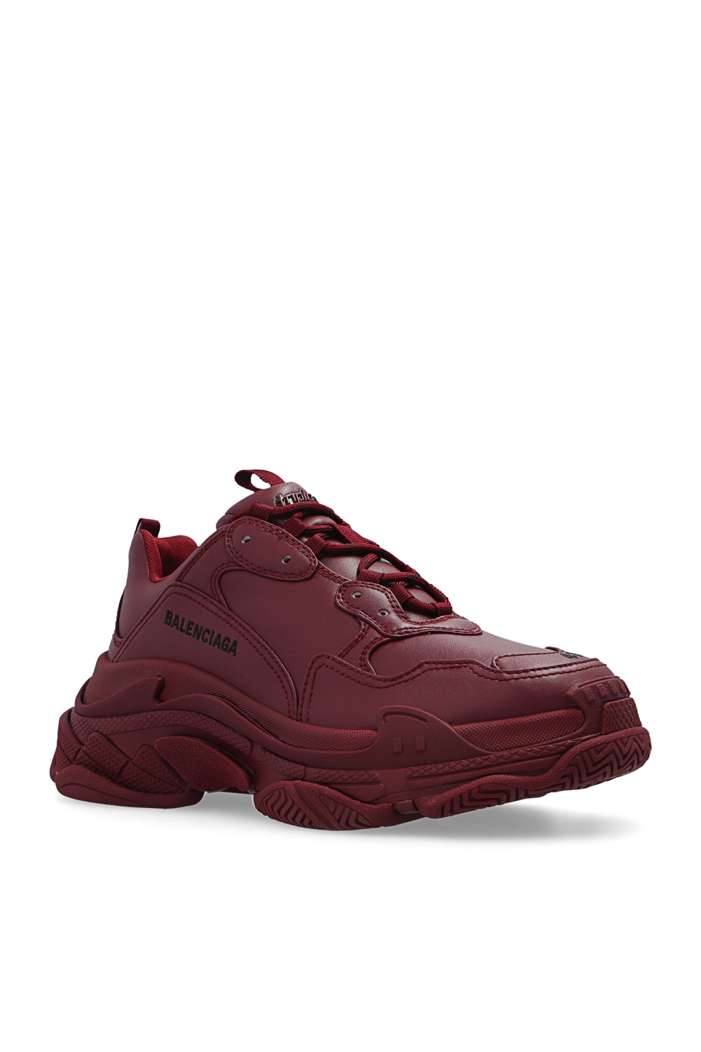 Burgundy Triple S sneakers Balenciaga zapatillas de running